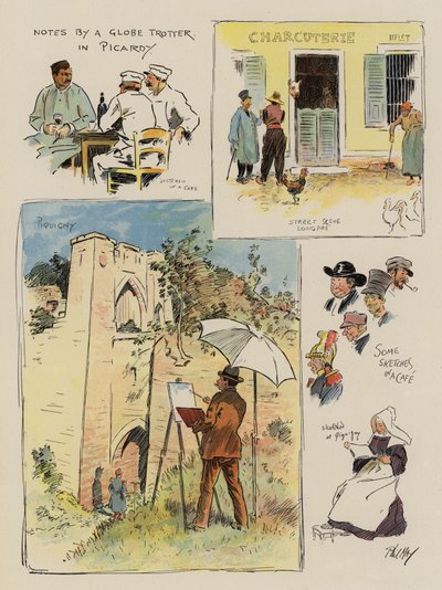 Notes by a Globe Trotter in Picardy by Phil May